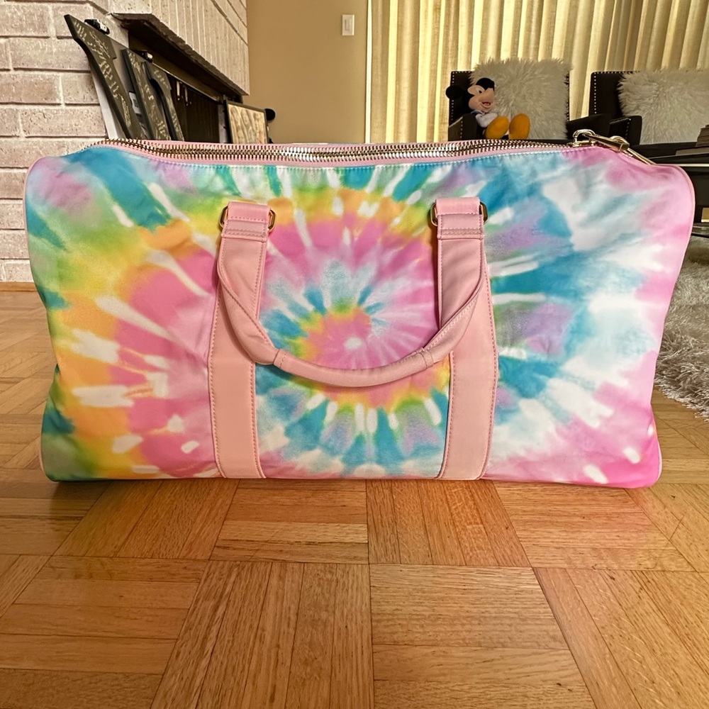 Stoney Clover Lane Pastel Tie-Dye Travel Bag